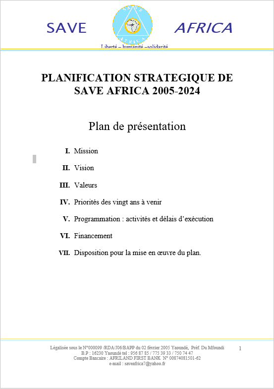 Planification stratégique